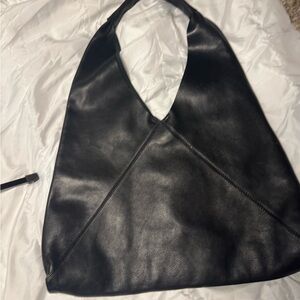 Leather  Black Women's Bag